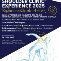Copertina dell'Evento della Shoulder Clinic del team Joint Care "Shoulder Clinic Experience 2025 - Riparare e Riabilitare"